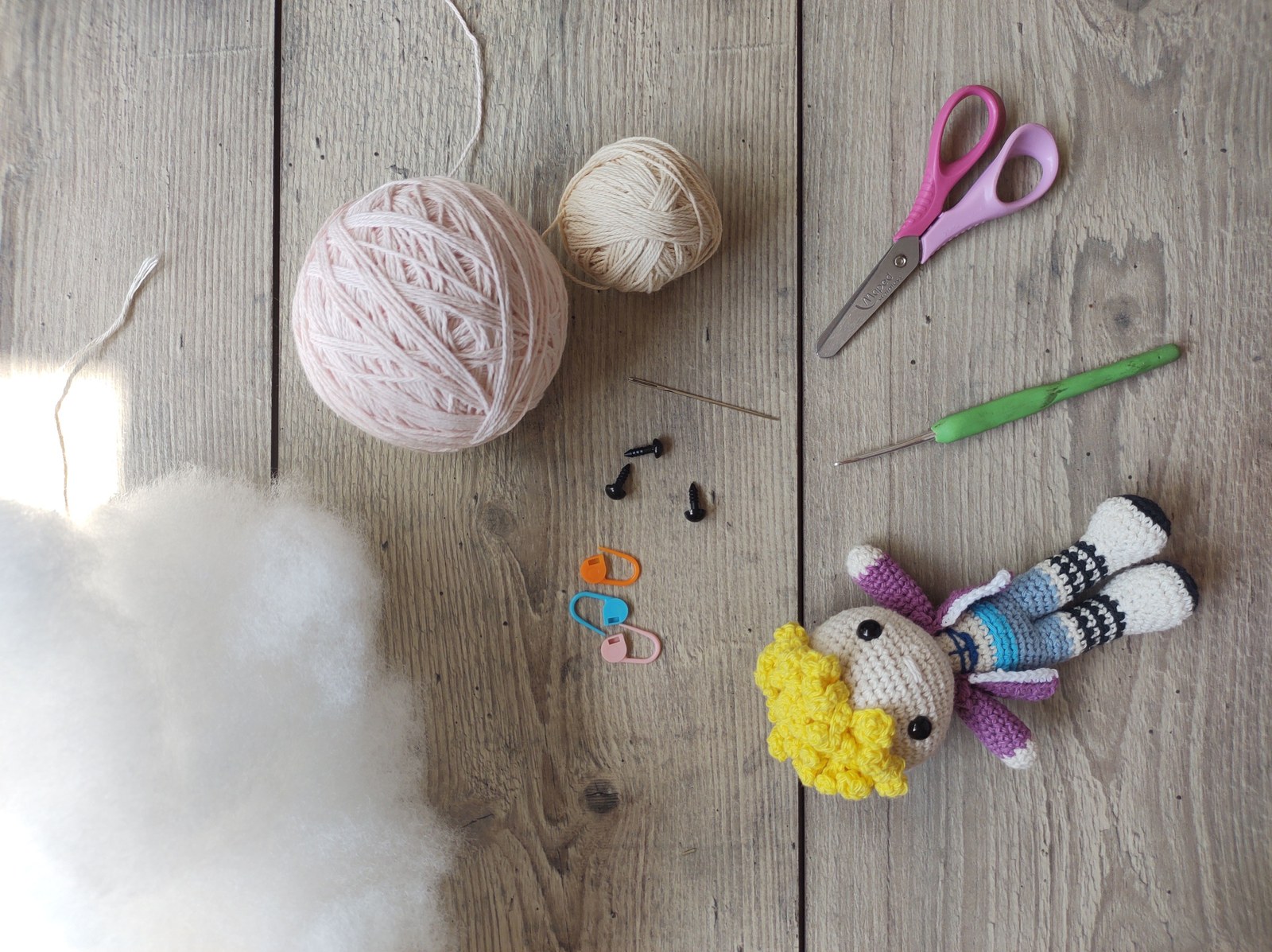 What you need to crochet a quiet book - yarn, hooks, and materials checklist