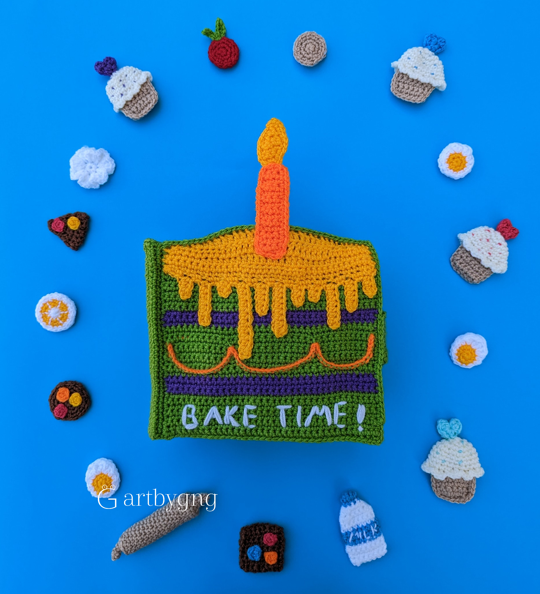 Bake Time quiet book pattern cover